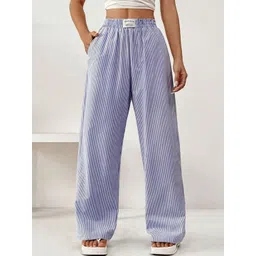 KPOP Women Striped Original Trousers-picture-30