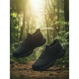 KRAASA Men Round Toe Slip-On Sneakers-picture-35