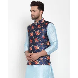 kraft india Floral Nehru jacket image 2