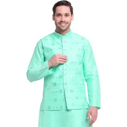 kraft india Embellished Men Waistcoat-picture-17