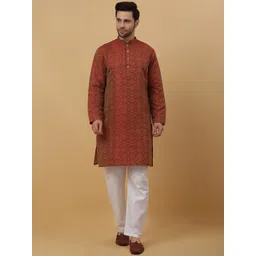 KRAFT INDIA Floral Regular Kurta with Pyjama-picture-35