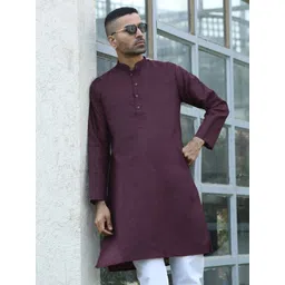 KRAFT INDIA Geometric Printed Mandarin Collar Straight Kurta-picture-40