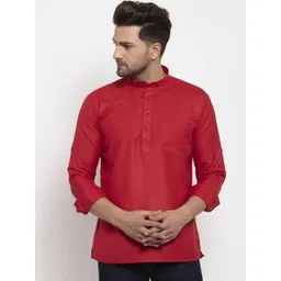 KRAFT INDIA Mandarin Collar Short Kurta-picture-24