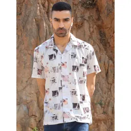 KRAFT INDIA Men Printed Slim Fit Standard Casual Shirt-picture-32