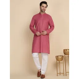 KRAFT INDIA Men Solid Festive Straight Kurta-image-46