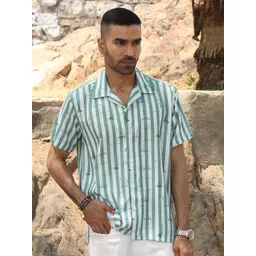 KRAFT INDIA Men Standard Multi Stripes Striped Casual Shirt-picture-29