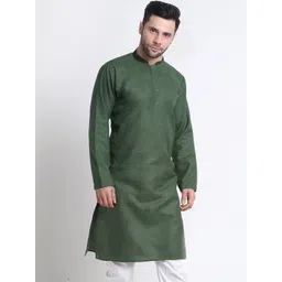 KRAFT INDIA Men Straight Kurta with Pyjamas-image-0