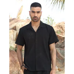 KRAFT INDIA Men Vertical Stripes Self Design Standard Casual Regular Fit Shirt-picture-35