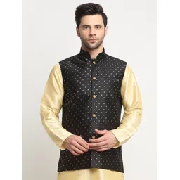kraft india Polka Print Men Waistcoat-picture-27