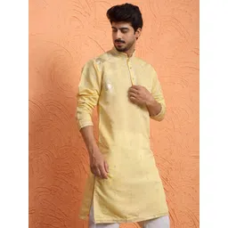 KRAFT INDIA LUXE Men Embellished Daily Straight Kurta-picture-15