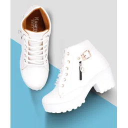 krafter feet New Stylish Girls/Women/Ladies High Heel Fashionble Comfortable Women Casual Boots For Women/Girls Out Door Ankle Length Boot Shoe For Women/Girls and Boot for Women/Girl's Boots For Women-picture-18