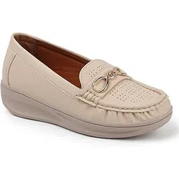krafter Women and Girls Chunky,Casual,Slip on Loafer-picture-41