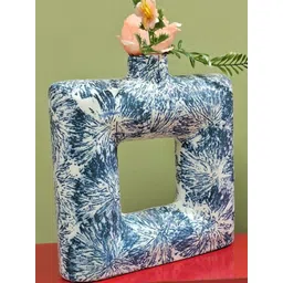 Kraftlik Handicraft Blue Ceramic Vase-picture-14