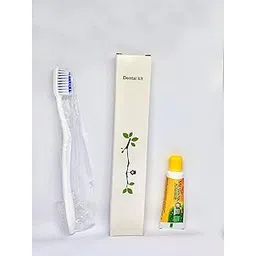 Krafty Kustomz Adult Dental Kit Hotel Accessories, Guest House Kit Dental Kit (1 Manual Toothbrush & 1 Toothpaste 10G) Pack 100,White-picture-19
