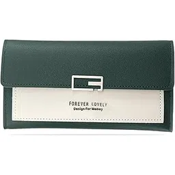 kraptick Women's Wallet -Stylish and Compact Purse Clutch Wallet for Women, Stylish Card Coin Holder, Debit Card Holder, Money Organizer and Travel Wallet for Women with 13 Slots (Green)-picture-42