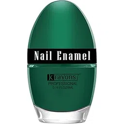 Krayons Professional Glossy Nail Paint, Quick Dry, Longlasting, 5ml Each (Dark Green)-picture-47