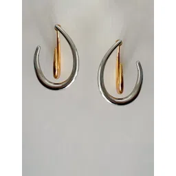 Krelin Rhodium Plated Contemporary Drop Earrings-picture-27