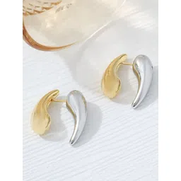 Krelin Rhodium-Plated Teardrop Shaped Studs-picture-39