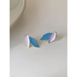 Krelin Silver-Plated Leaf Shaped Studs-picture-31