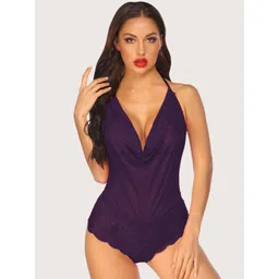 Krelin Women Halter Neck Net Baby Doll-picture-16