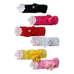 KRENOZ Girls Set of 6 Embellished Hairband-picture-41