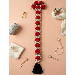 KRENOZ Women Beaded Hair Accessory Set of-picture-34