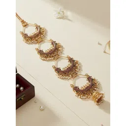 KRENOZ Women Beaded Hair Accessory Set of-picture-12