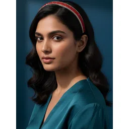 KRENOZ Women Beaded Hairband-picture-31