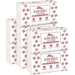 Kressa M Fold Tissue Paper | Hand Towels| 150 x 7 = 1050 (Pack Of 7)-image-39