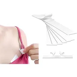 kreveti 108 Strips - Double Sided Tape/Strip for Fashion, Clothing and Body | All Day Strength Invisible Dress Tape for women | Gentle to stick on Skin and clothes | Transparent-picture-47