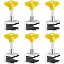 Kripara Sales Window Locks Sliding Window Locks Window Stoppers for Vertical & Horizontal Slide Door Adjustable Security Locks for Patio Bedroom Home and Office (6PC Lock)-picture-4