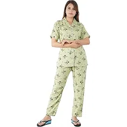 kripto katrox Women's Rayon All Over Print Night Suit-picture-23