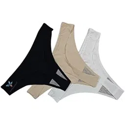 krishiv fashion Women's Cotton Fitted Bikini Style Underwear Panties | Thong Seamless G-String Briefs Panty for Ladies (Pack of 3)-picture-34