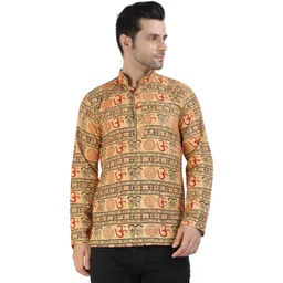 KRISHIV HANDICRAFT Men Ethnic Motifs Printed Kurta-picture-22