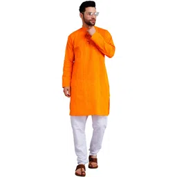 KRISHIV HANDICRAFT Men Khadi Kurta image 4