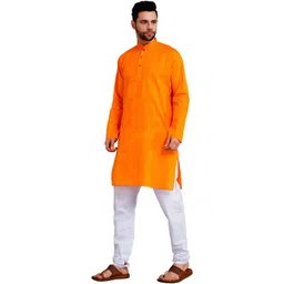 KRISHIV HANDICRAFT Men Khadi Kurta image 2