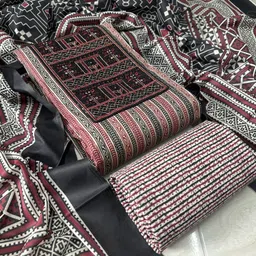 krishna boutique Unstitched Pure Cotton Salwar Suit Material Printed-picture-38