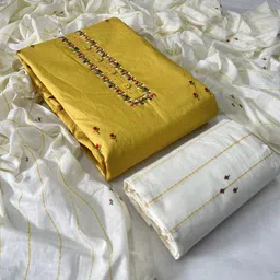 krishna boutique Unstitched Pure Cotton Salwar Suit Material Printed-picture-28