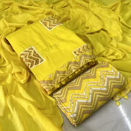 krishna boutique Unstitched Pure Cotton Salwar Suit Material Printed-picture-33