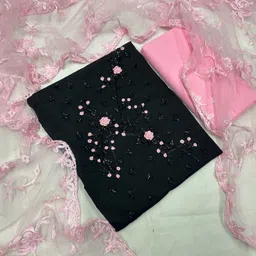 krishna boutique Unstitched Pure Cotton Salwar Suit Material Printed-picture-22