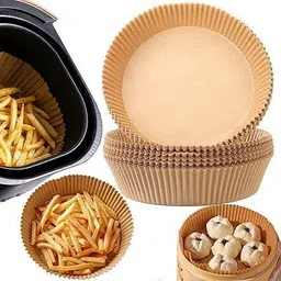 krishna creation Airfryer Paper, 90PCS Non-Stick Oil Resistant Air Fryer Parchment Paper Liners Air Fryer-picture-25
