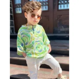 KRISHVA CREATION Boys Printed Casual Shirt-picture-37