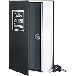 Krivon Book Safe with Key Lock | Dictionary Diversion Book Safe, Portable Safe Box, Cash Locker for Home and Office,Great for Storing Money, Jewelry and Passport(Multi-color)-image-17