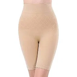 kroywen Women's 4-in-1 Slimming High Waist Trainer Mid Thigh Body Shaper Tummy Control Panty Butt Lifter Girdle Beige Belly Shaper Underwear and Compression-picture-29