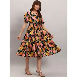 Krunal Raiyani Women Printed Crepe Anarkali Kurta-picture-20