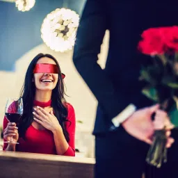 krurotza Silk Sleep Mask, Light Soft Satin Sleeping Mask, Women-Men Sleep Eye Mask Blindfold For Side Sleepers, Eye Cover For Sleep- 45 Inch Long (Red & Black - F) image 4