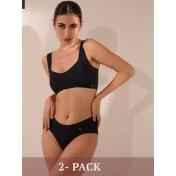 Krvvy Pack Of 2 Solid Hipster Briefs-picture-28