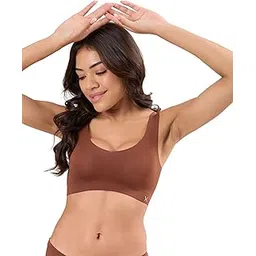 krvvy Ultrasoft Bralette | Wireless and Seamless Everyday Bra for Women | Full Coverage Slip-On Bralette with Removable Pads | Lightweight Comfort Fit-picture-51