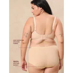 krvvy Pack of 2 Seamless Boyshorts | High-Rise, Full Coverage Panty for Women with 100% Cotton Gusset | Ultrasoft Fabric for All Day Comfort image 5