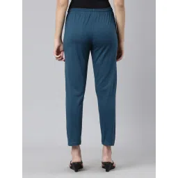 Kryptic Black & Blue Cotton Regular Fit Lounge Pants - Pack of 2 image 2